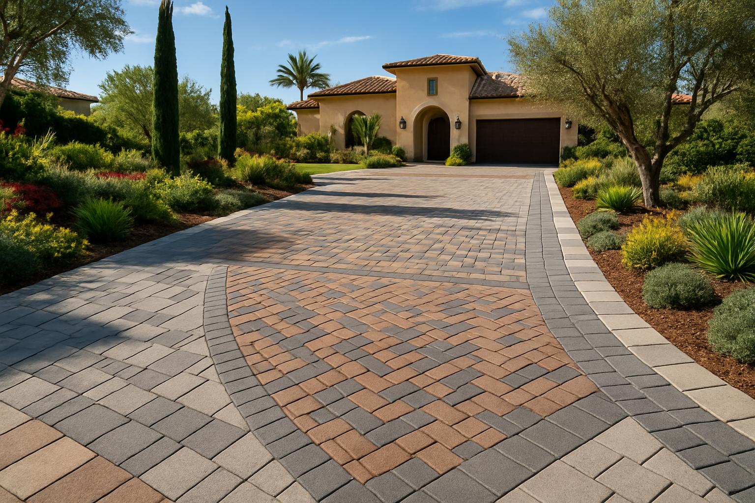 Concrete paving stones